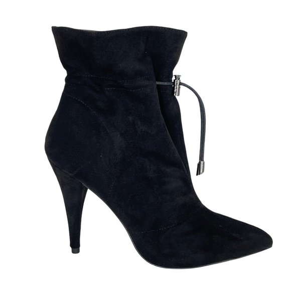 Jessica Simpson Kimele Black Microfiber Suede Womens Bootoes Size 6M - Picture 2 of 11